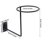 Wall-mounted helmet holder