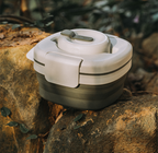 Portable Silicone All-In-One Camping Tableware Set