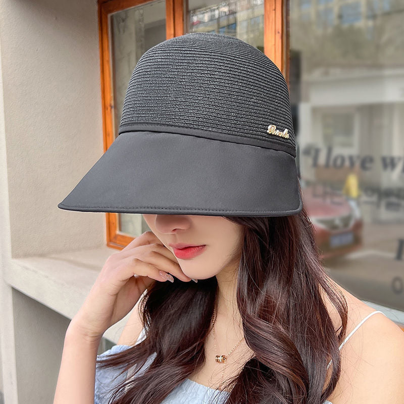 Women's sun hat with wide brim