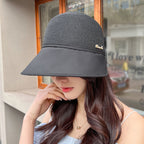 Women's sun hat with wide brim