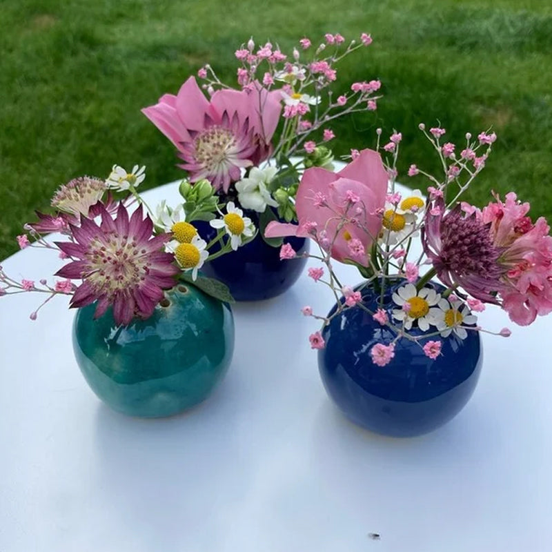 Handmade Vase Flower Stone Table Decoration