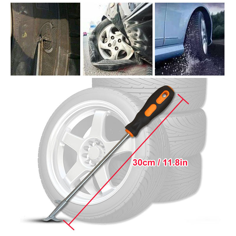 Tire cleaning hook