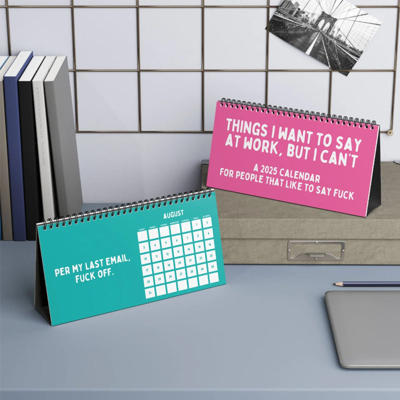 Funny 2025 sarcastic calendar