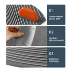 Multi-purpose floor drain cover made of silicone
