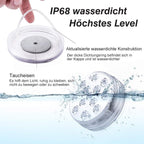 LED submersible light with remote control for the pool