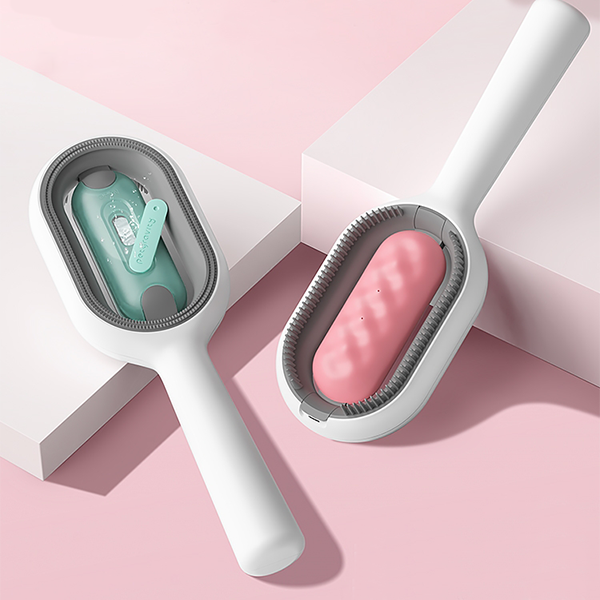 Hair removal comb with water tank