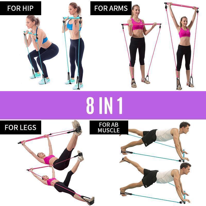 Portable Pilates Bar Set