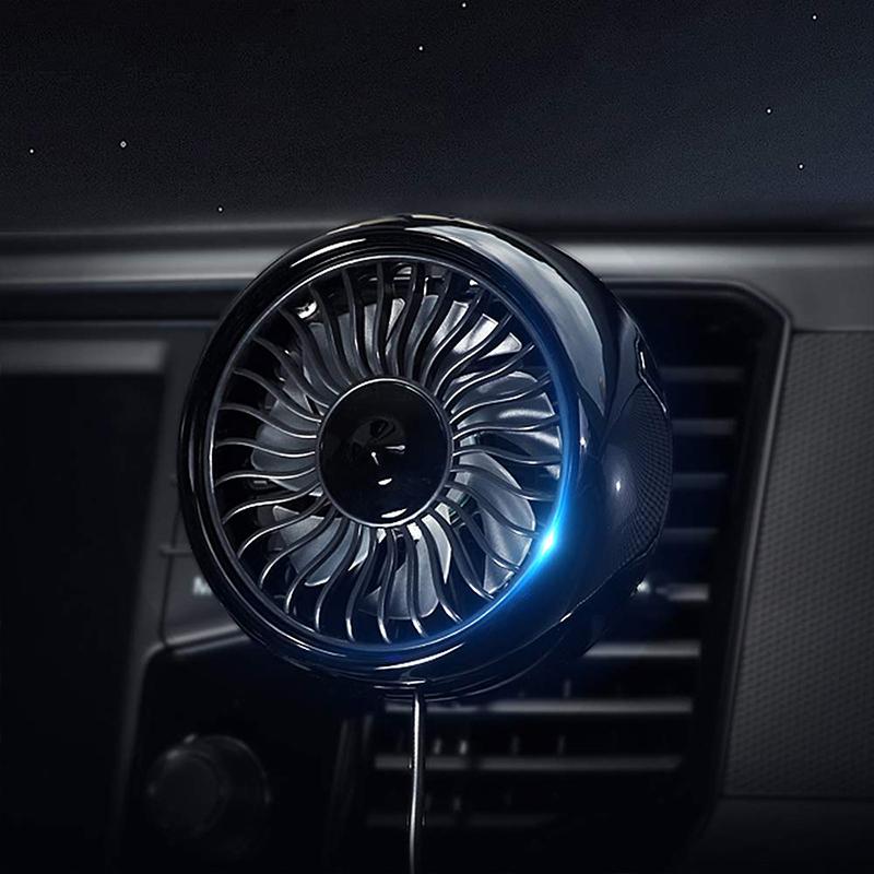 Car Air Outlet USB Fan