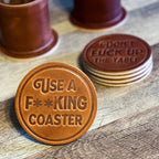 Funny Leather Coasters