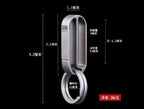 Titanium Alloy Men's Belt Buckle Keychain - Durable, Stylish, Non-Fading Lock