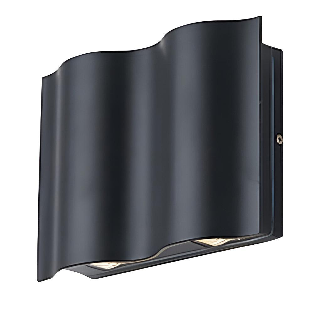 Waterproof LED Wall Lamps with Curved Design and Up-Down Effect