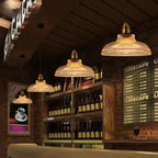 Glass Pendant Light | Adjustable Cable, Warm Light Effect & Ideal for Kitchen and Dining Spaces