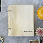 White Fabric Sketchbook
