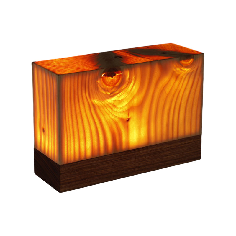 LumiWood – LED table lamp with battery and touch control