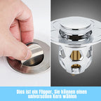 Universal Drain Plugs for Sinks