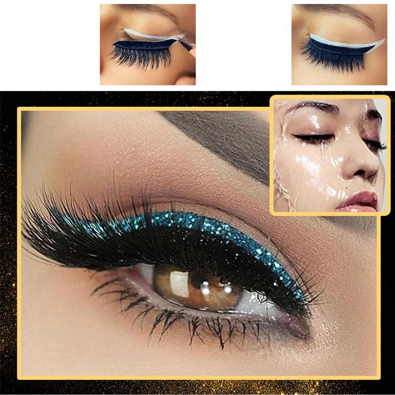Reusable Eyeliner and Eyelash Stickers (4 Pairs)