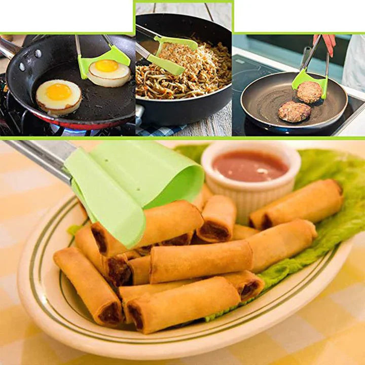 2 in 1 kitchen spatula and tongs
