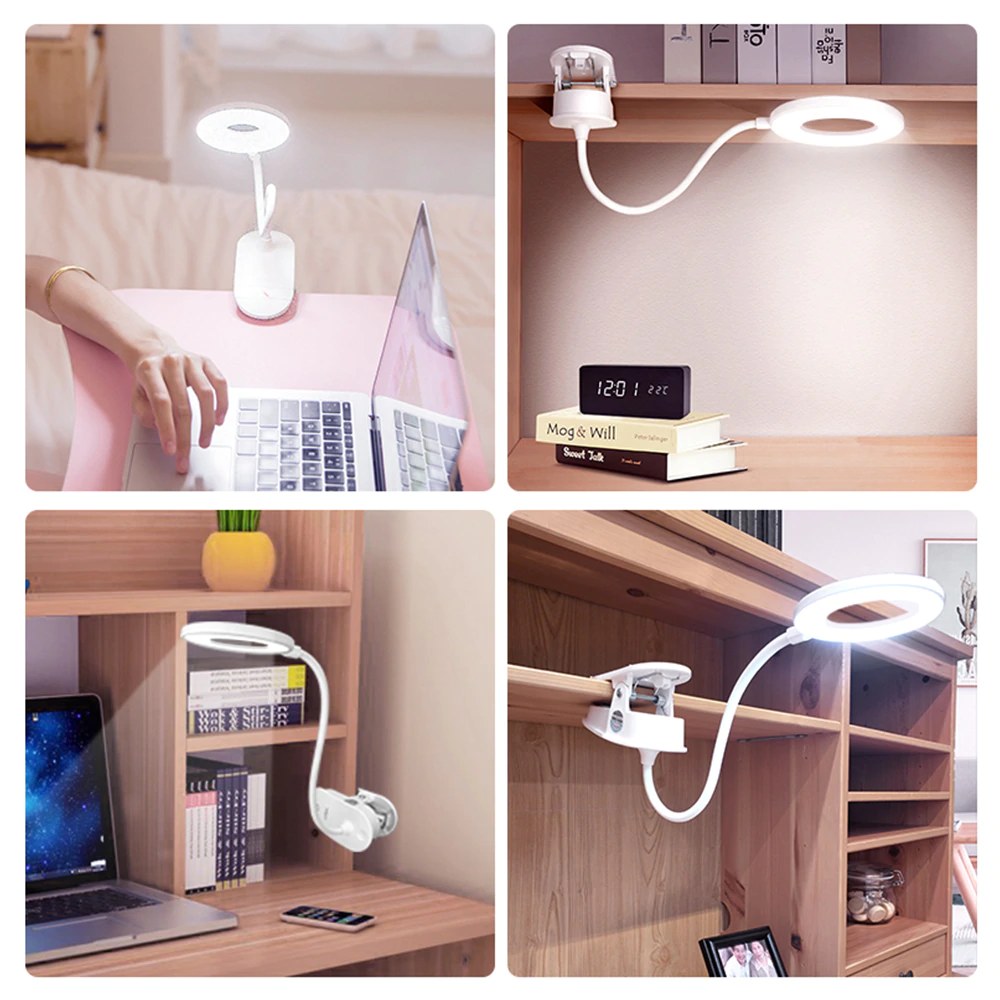 Wireless Bedside Clip-On Lamp