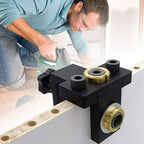 3 in 1 adjustable woodworking drill locator punch tools