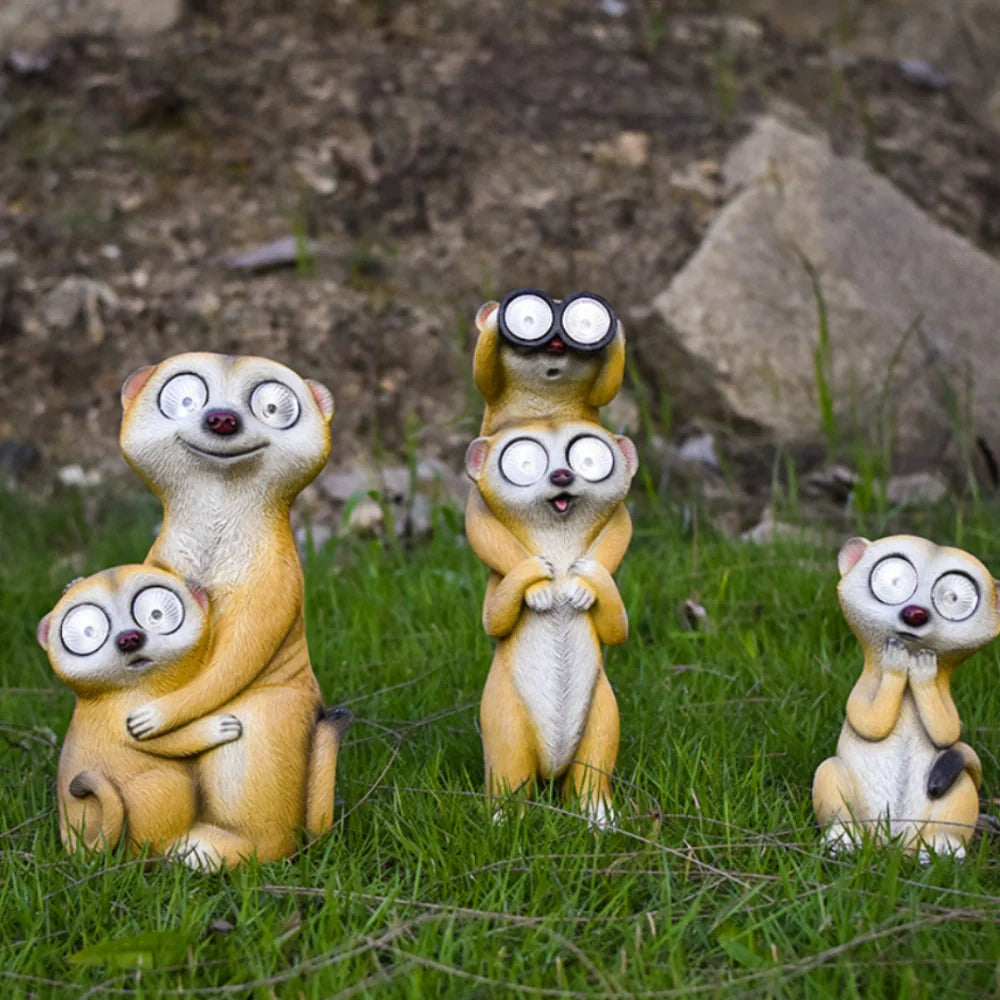 SolarKats Meerkat Light Figures