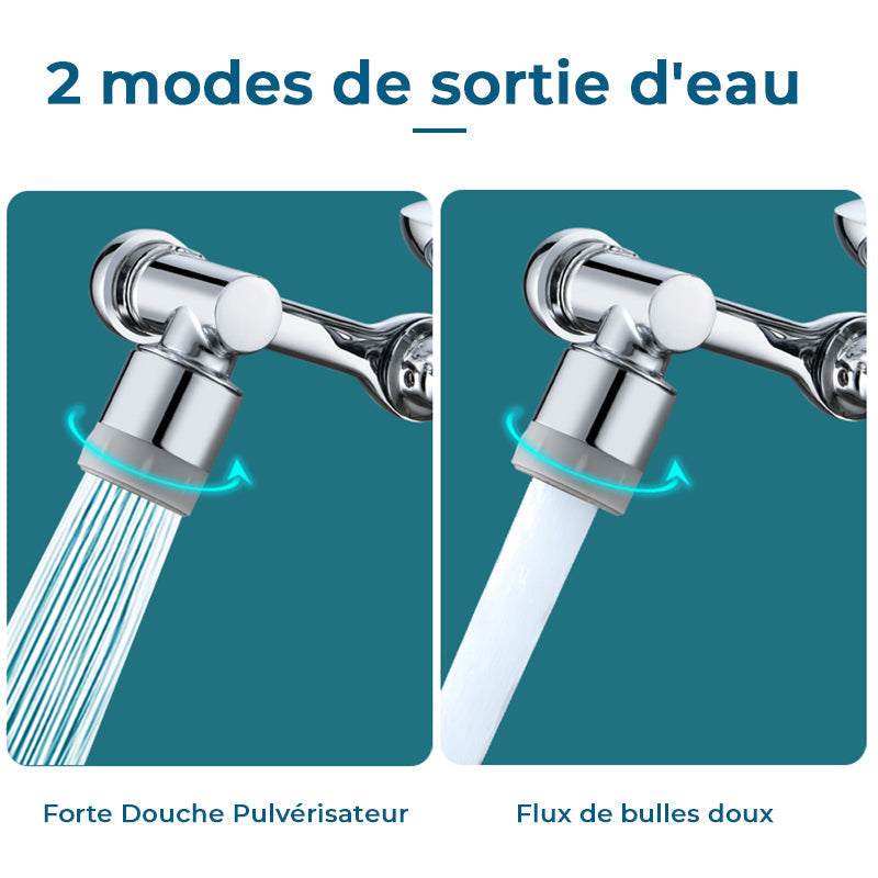 Multifunctional swivel extension faucet