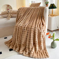Luxury Bubble Texture Fleece Blanket - BubbleNest
