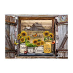 Butterfly Sunflower Wall Art