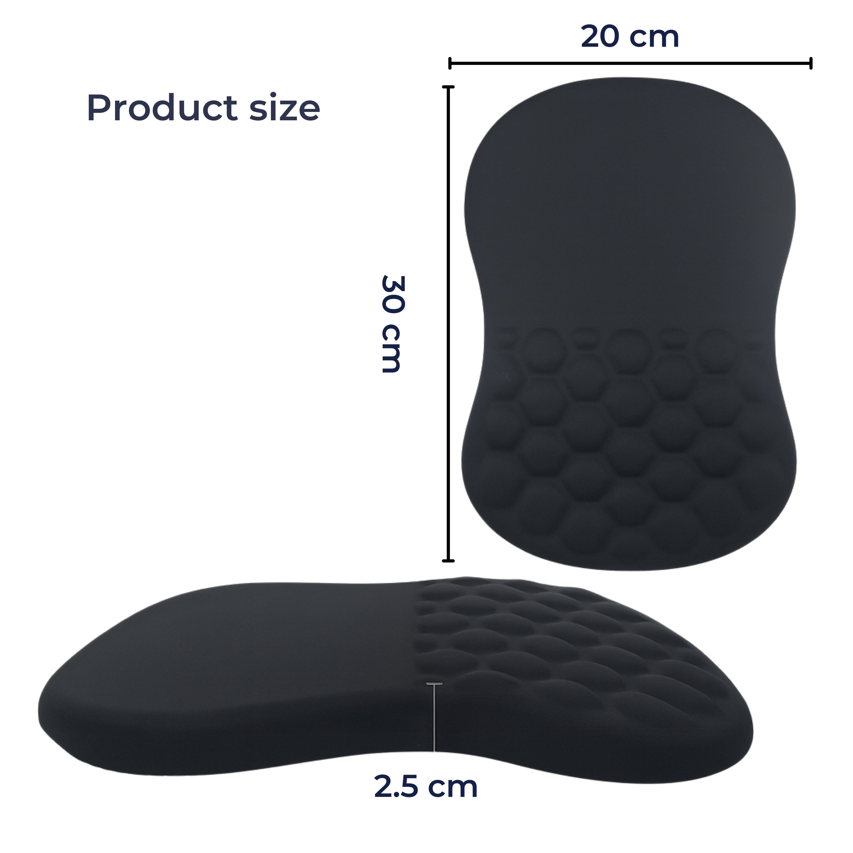 Relieves Wrist Pain – Cushioned Non-Slip Base – For Office Work & Gaming