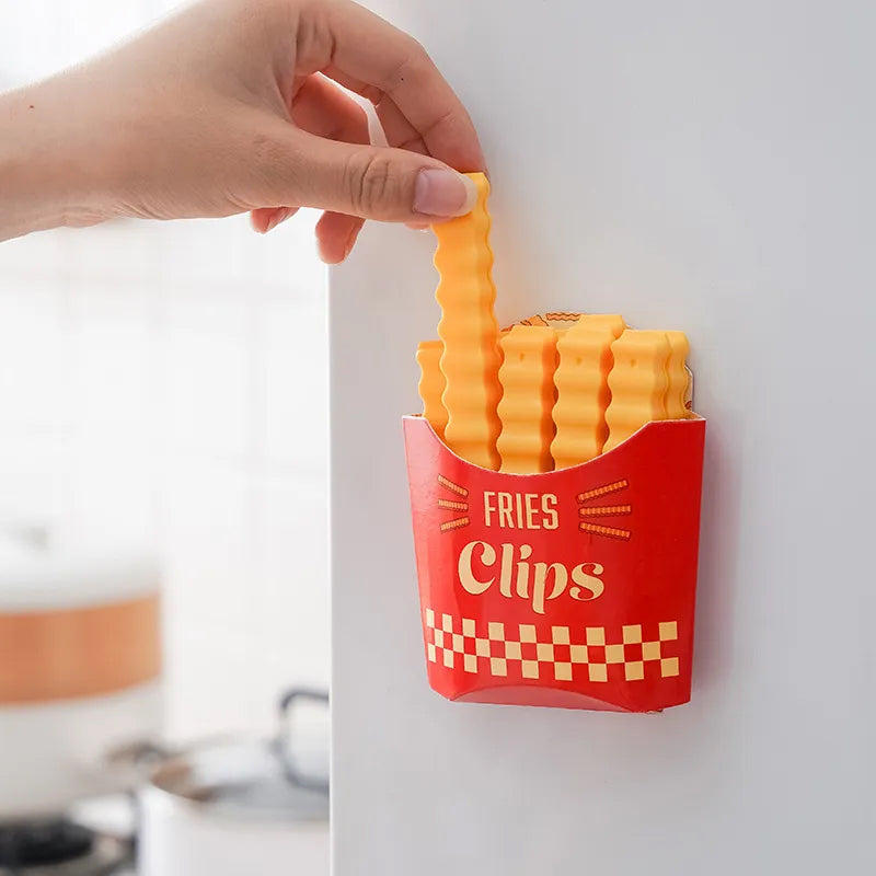 Funny Magnetic French Fry Food Clips