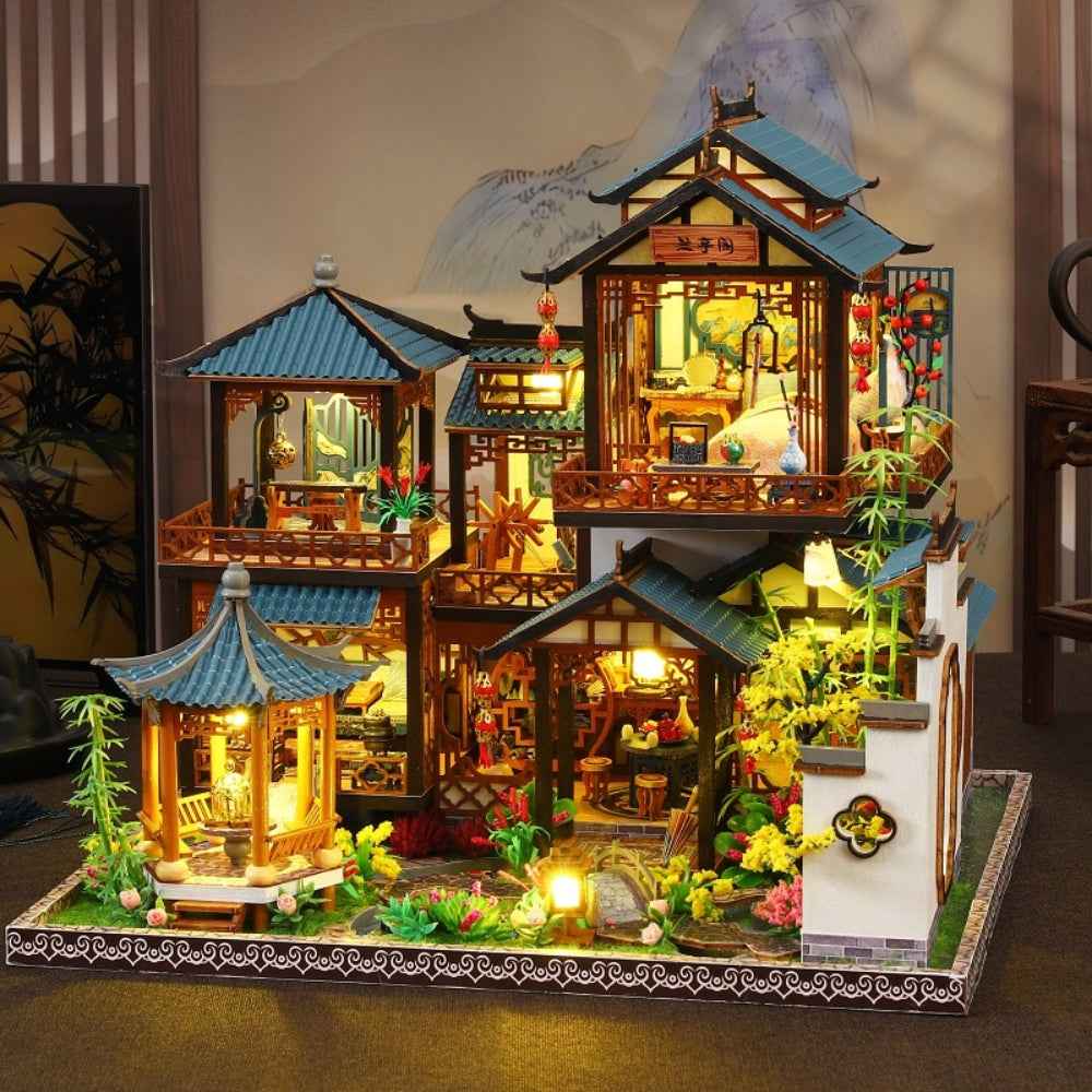 Serenade of the Orchid Garden Mini House Kit l DIY Miniature Kit