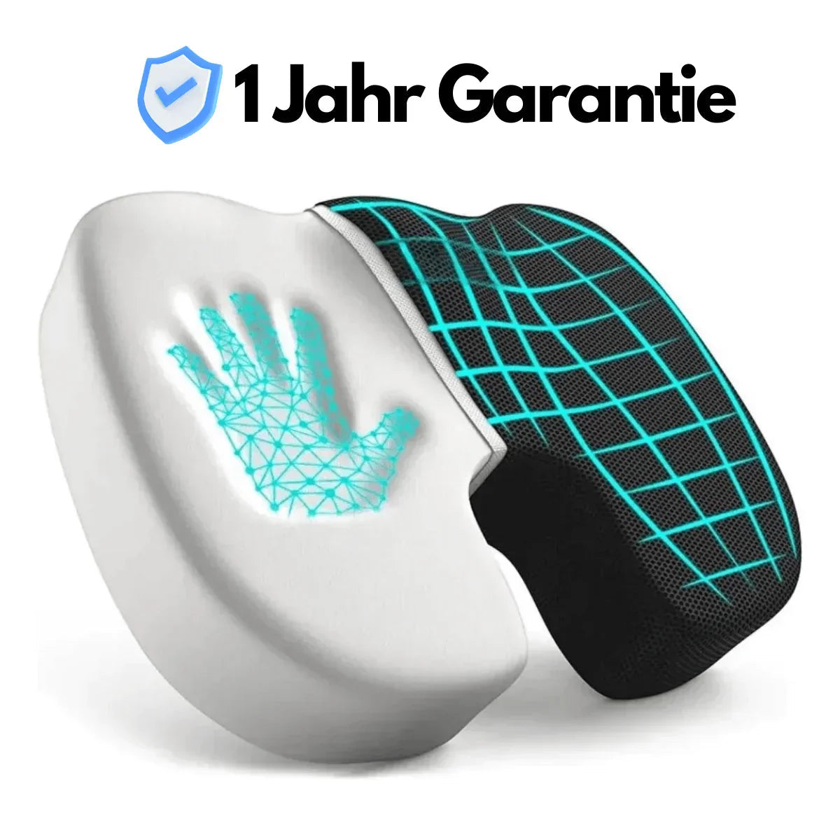 Ergonomic 4D Comfort Seat Cushion with Orthopedic Support