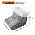 Soft Plush Electric Foot Warmer with Adjustable Temperature