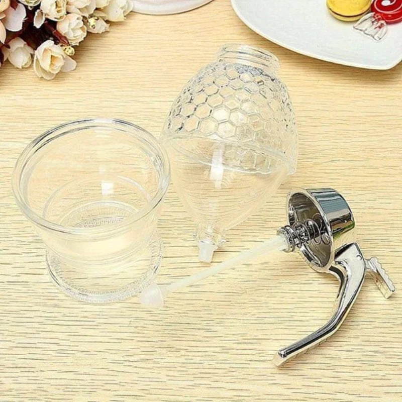 Stylish Honey Dispenser with Drip-Free Technology – Precise Dispensing without Spillage