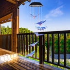 Solar-powered butterfly lights
