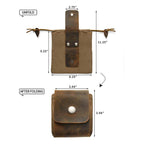 Leather and Sailcloth Bushcraft Bag