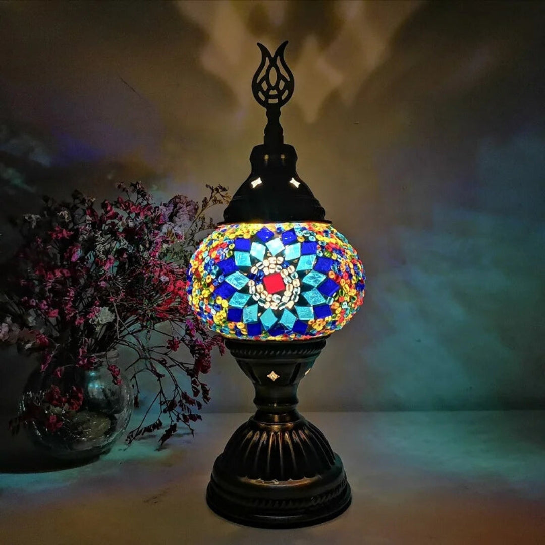 Mosaic Colorful Pattern Table Lamp