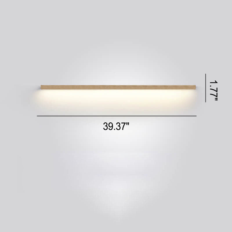 ZenBeam Japanese LED Wall Light | Solid Wood Design | Modern Accent Lighting