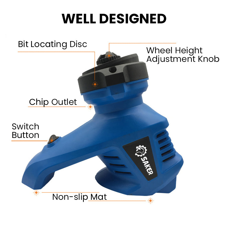 Power Drill Bit Sharpener for Twist Bits
