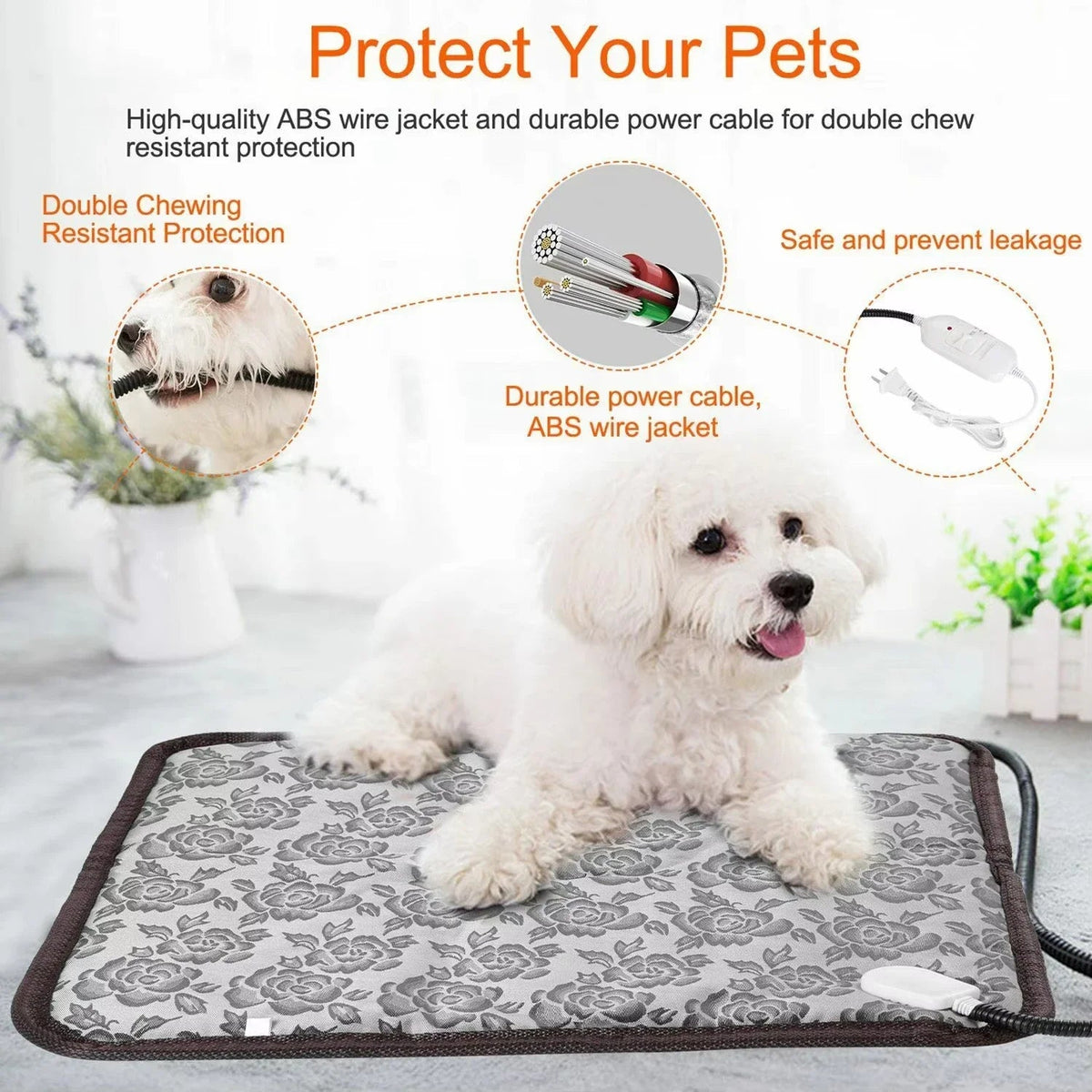 Adjustable Electric Dog Heating Pad