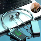 Neckband Digital Display Bluetooth Headset