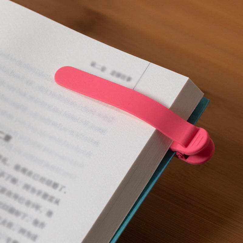Bookmark made of silicone