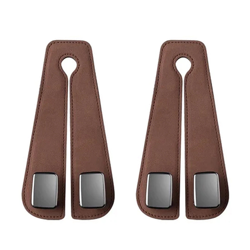 Car seat back double hook