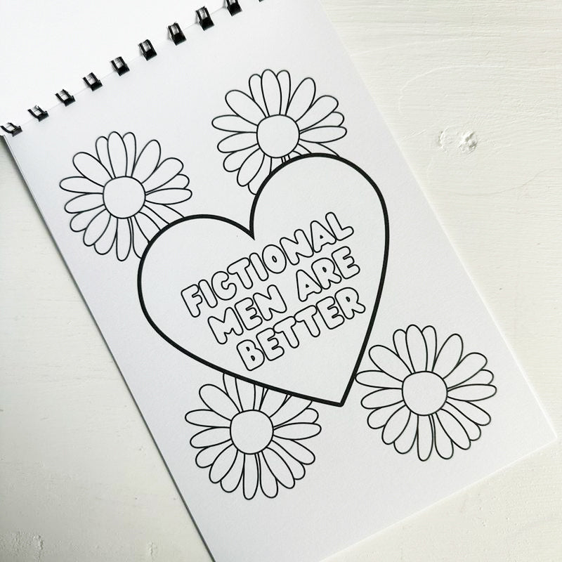 Booklover Coloring Book