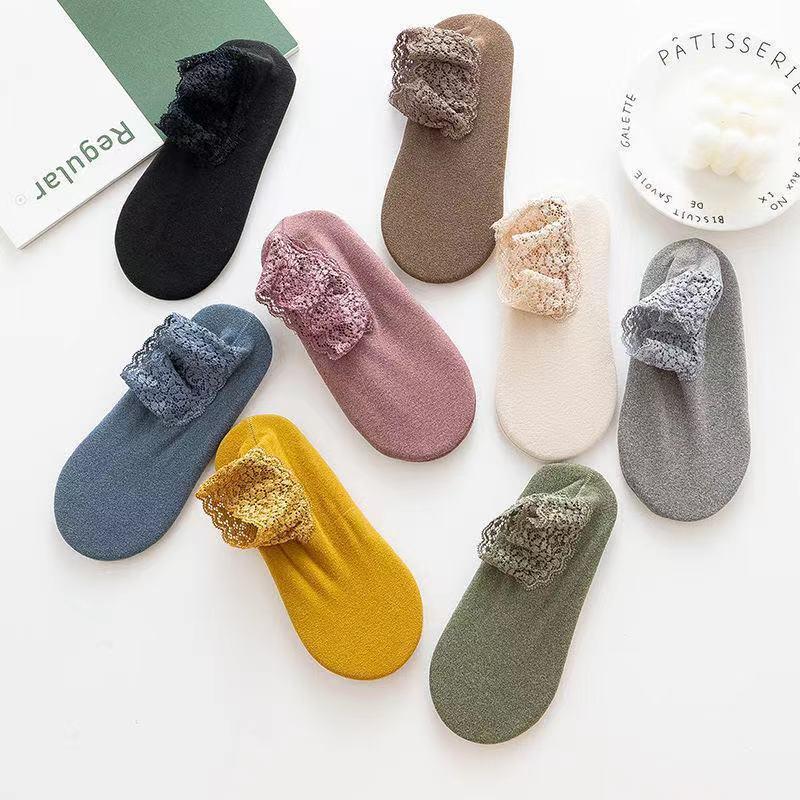 Winter New Fashion Lace Warm Socks