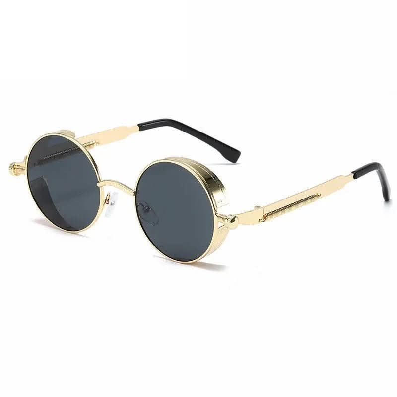 Vintage round sunglasses with UV400 protection & retro design