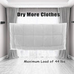 Retractable clothesline for indoors/outdoors
