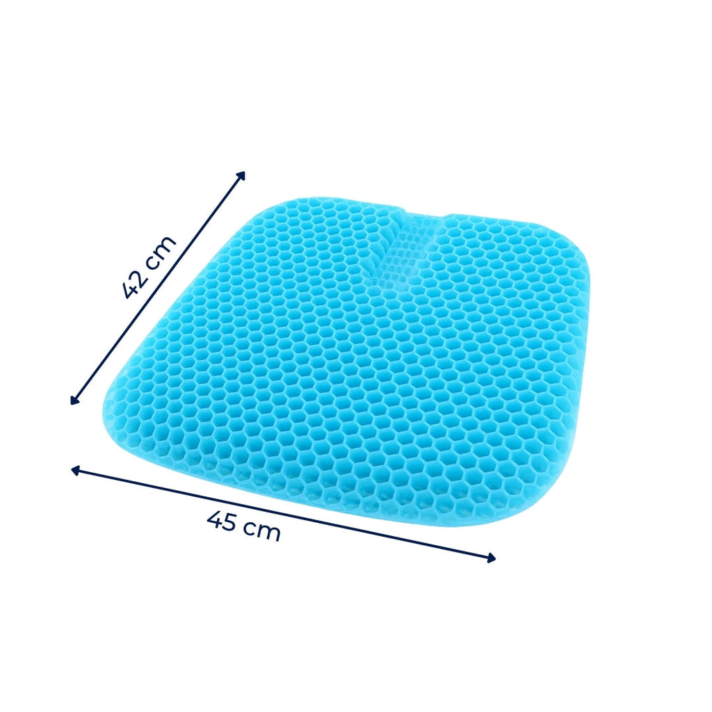 Pressure Relief & Cooling Honeycomb Gel – Posture Support – Office Car Chair Comfort for Long Sitting