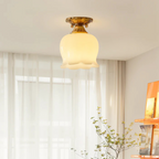 Vintage Ceiling Lamp In Flower Shape
