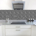 Black Mosaic Creative Tile Stickers