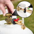 Highly Rated Propane Refill Elbow Adapter with Tank Indicator